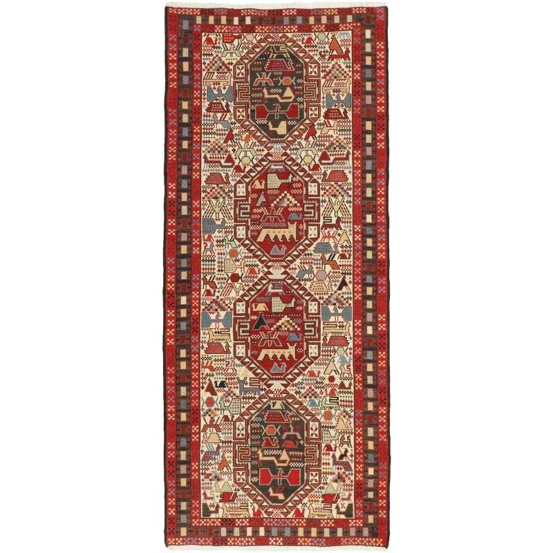 tappeto persia sumak shahsavan cm 82x198 