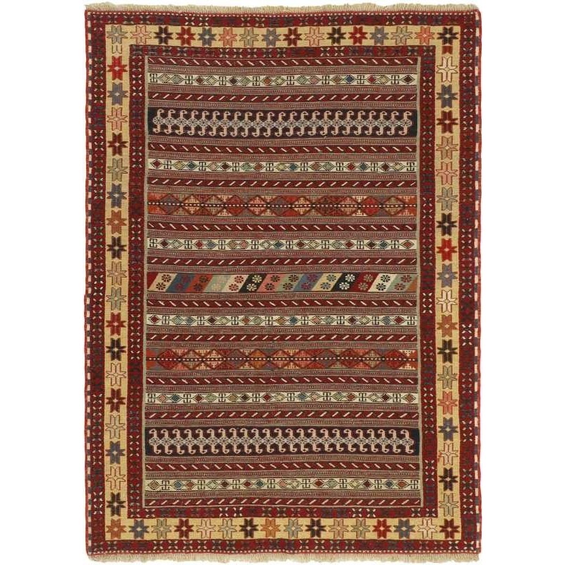 tappeto persia sumak shahsavan cm 107x146 