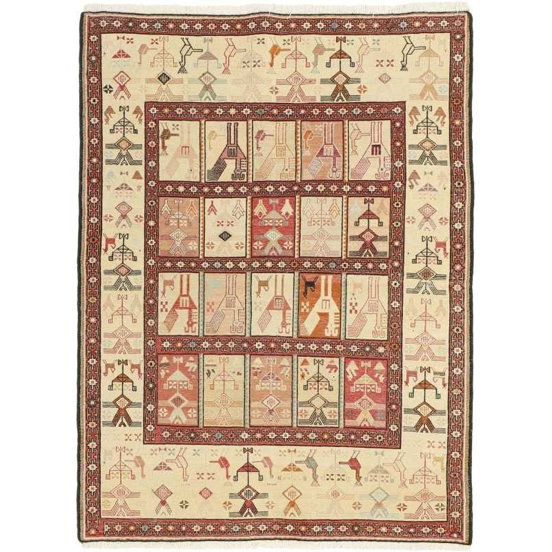tappeto persia sumak shahsavan cm 106x141 