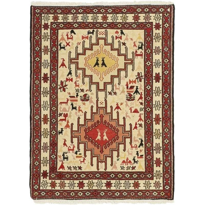 tappeto persia sumak shahsavan cm 73x98 