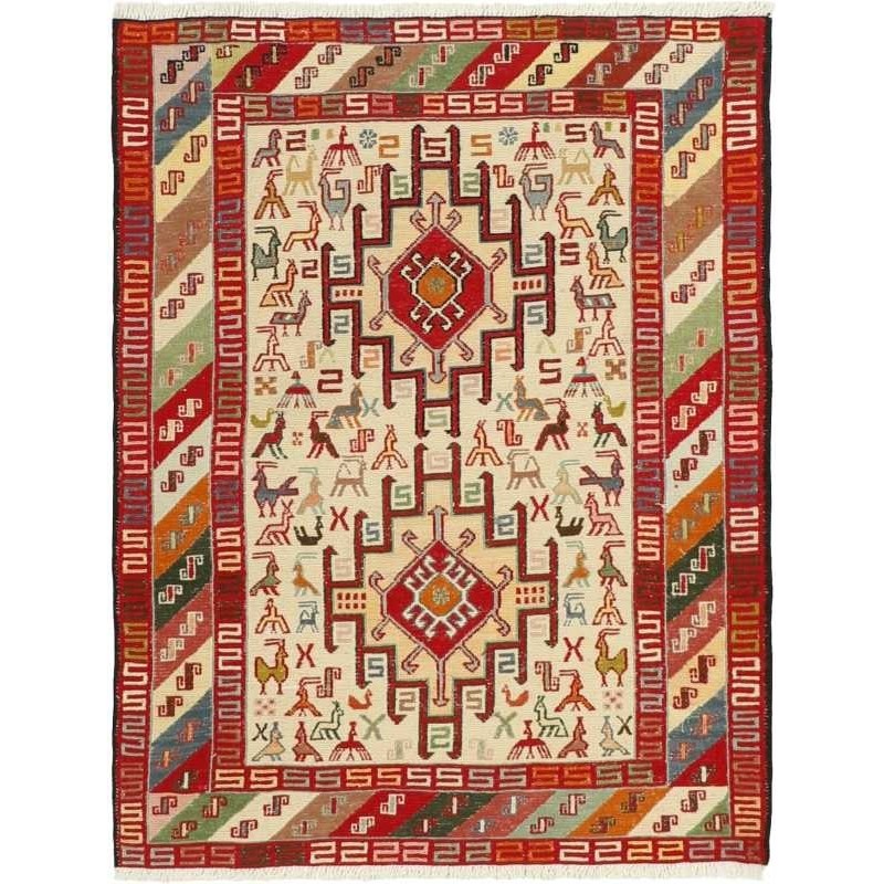 tappeto persia sumak shahsavan cm 77x95 