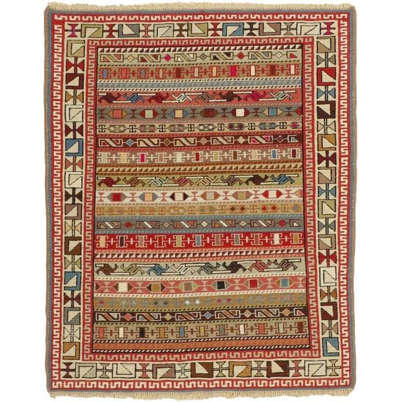 tappeto persia sumak shahsavan cm 80x95 