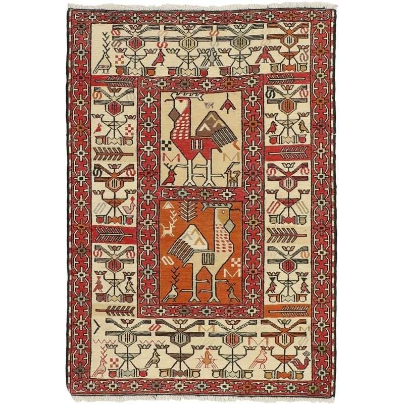 tappeto persia sumak shahsavan cm 75x94 