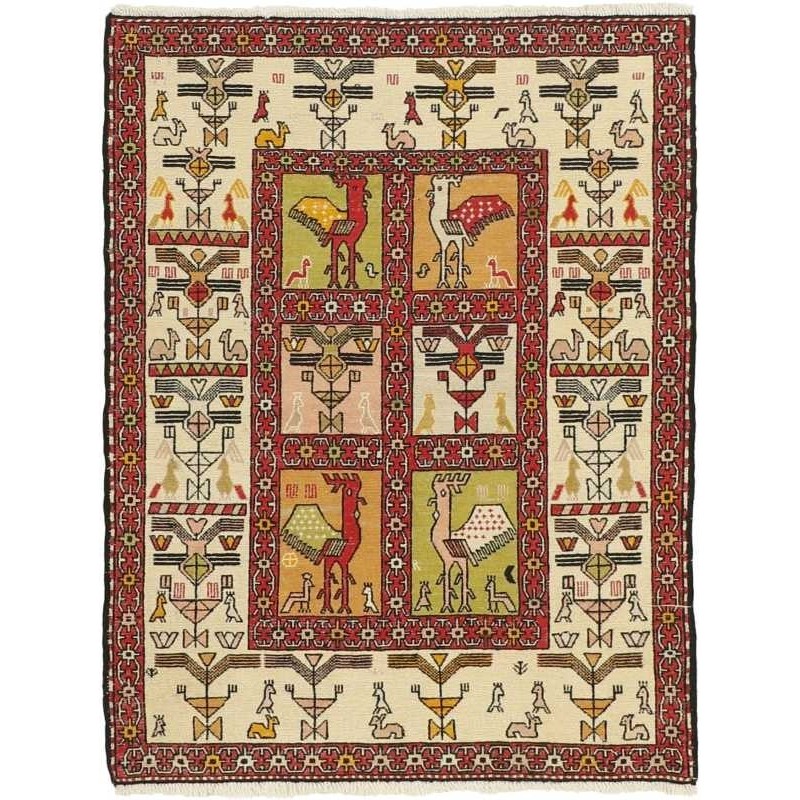 tappeto persia sumak shahsavan cm 73x97 
