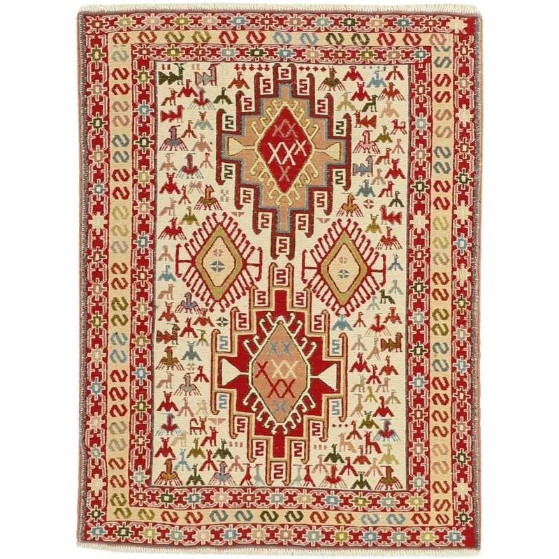tappeto persia sumak shahsavan cm 74x97 