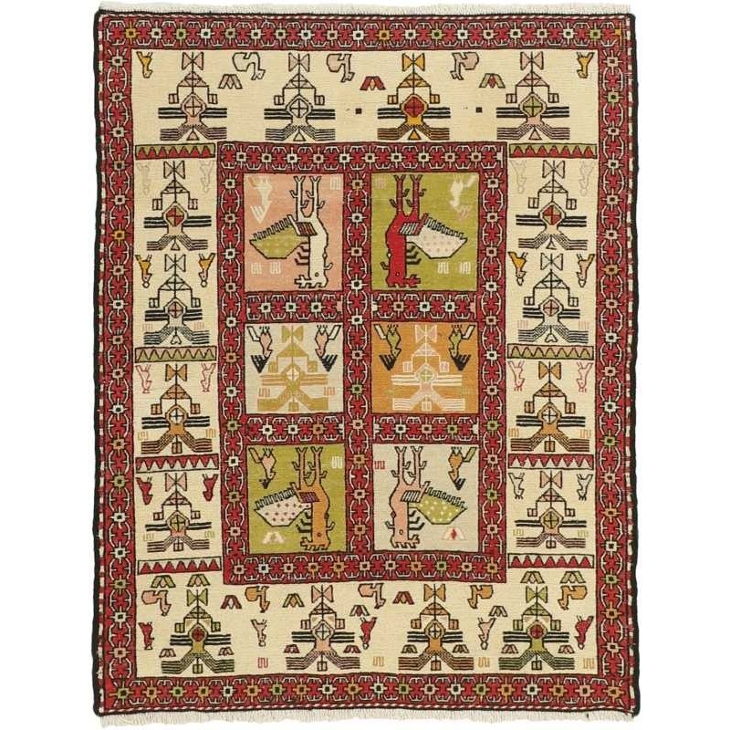 tappeto persia sumak shahsavan cm 73x95 