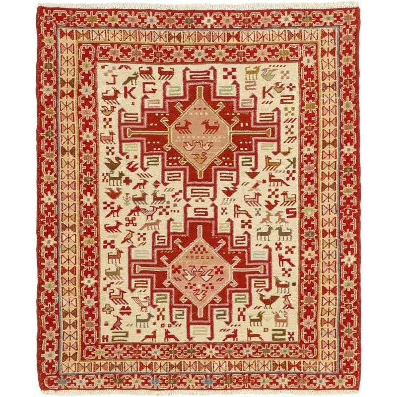 tappeto persia sumak shahsavan cm 76x94 
