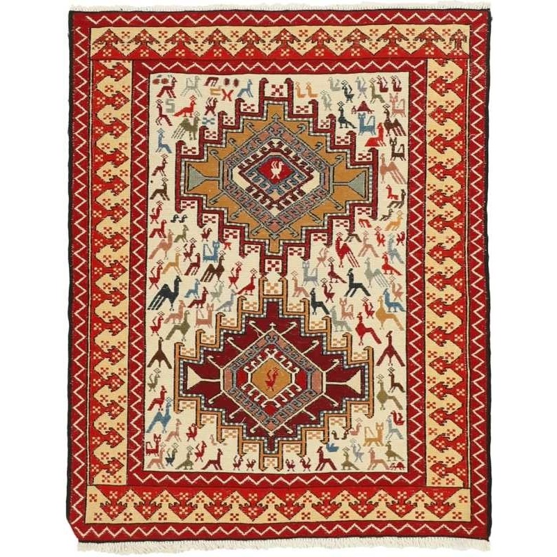 tappeto persia sumak shahsavan cm 78x96 