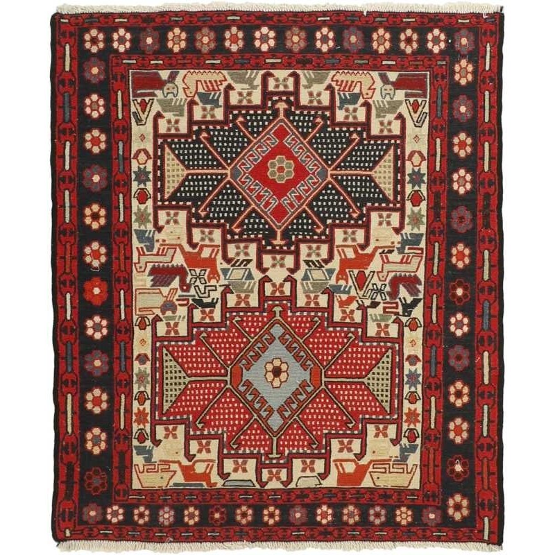 tappeto persia sumak shahsavan cm 81x97 
