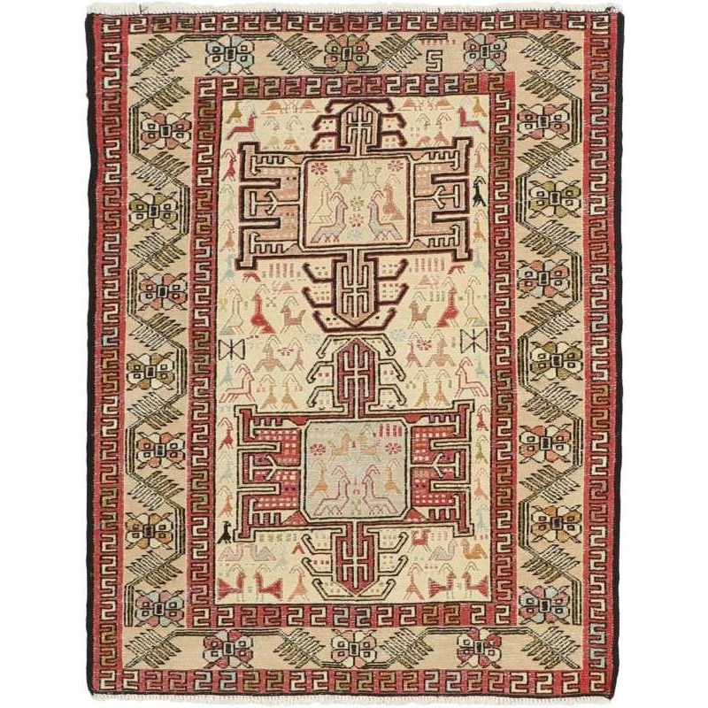 tappeto persia sumak shahsavan cm 72x95 