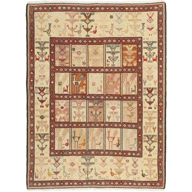 tappeto persia sumak shahsavan cm 106x138 