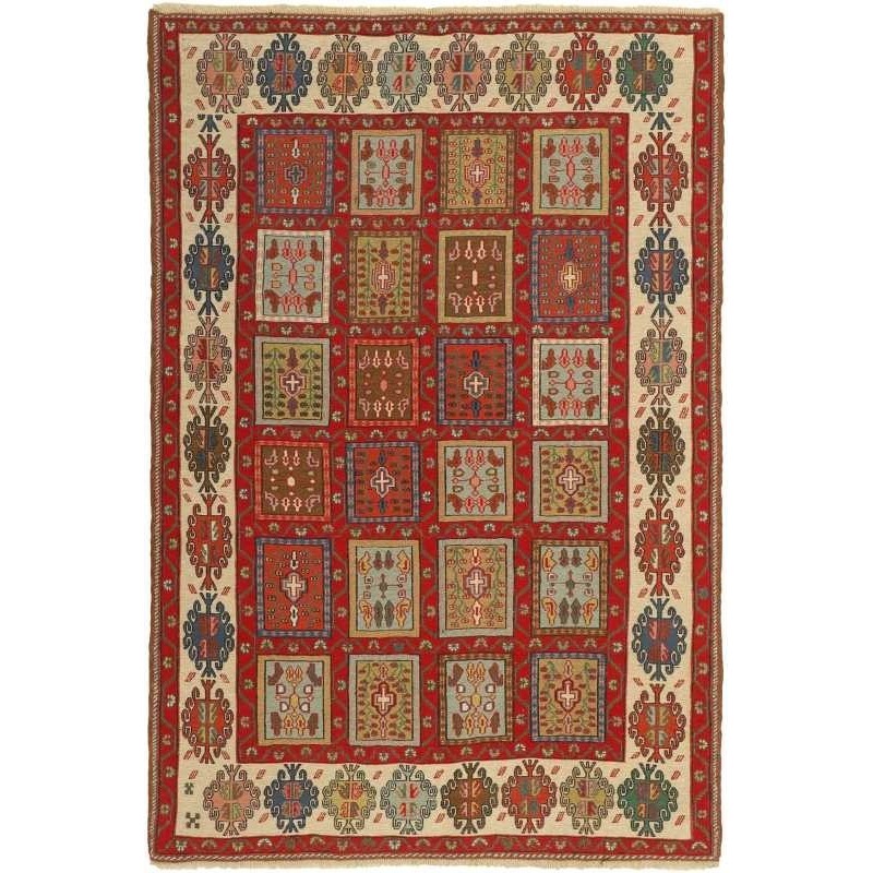 tappeto persia sumak shahsavan cm 130x191 