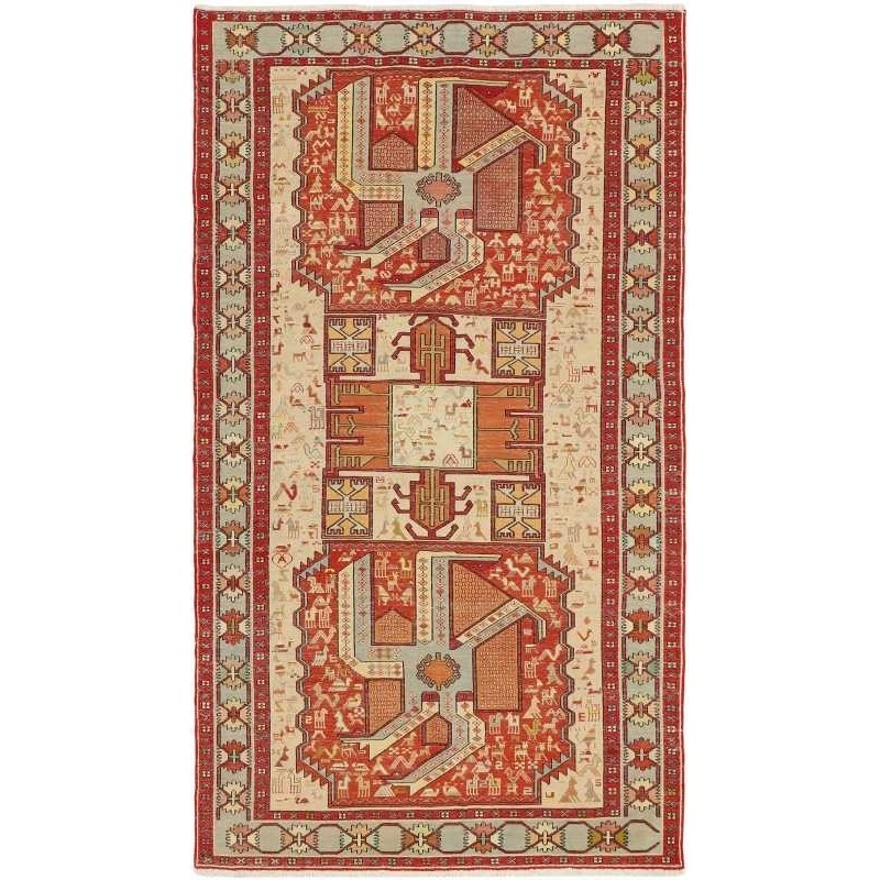 tappeto persia sumak shahsavan cm 118x205 