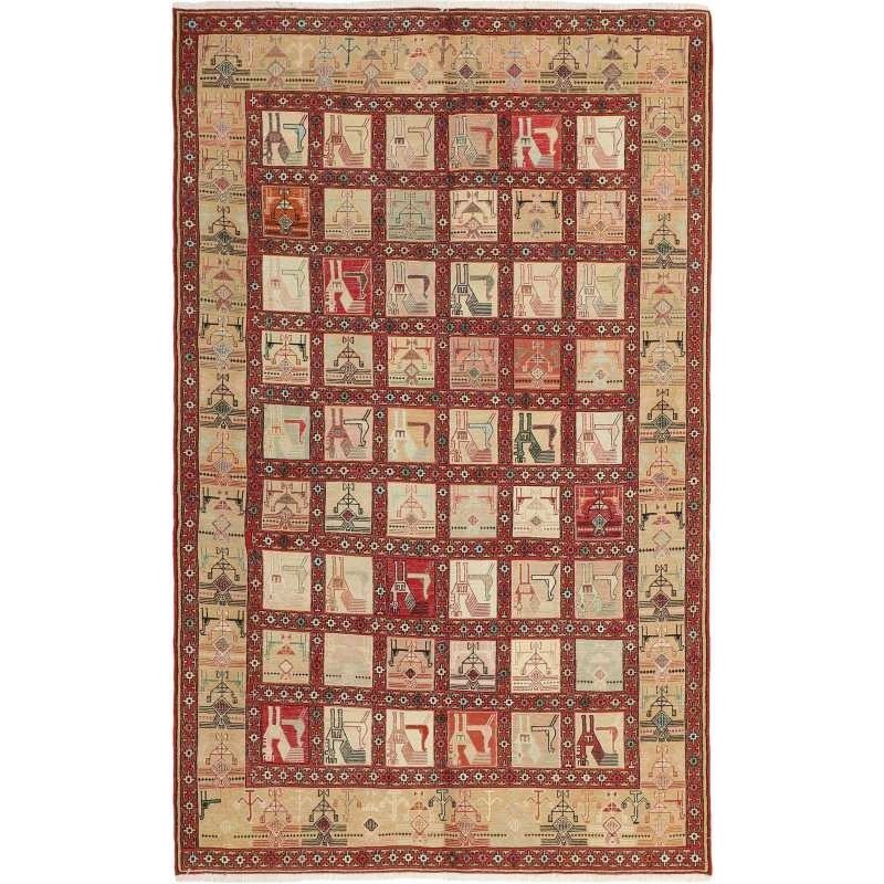 tappeto persia sumak shahsavan cm 127x200 
