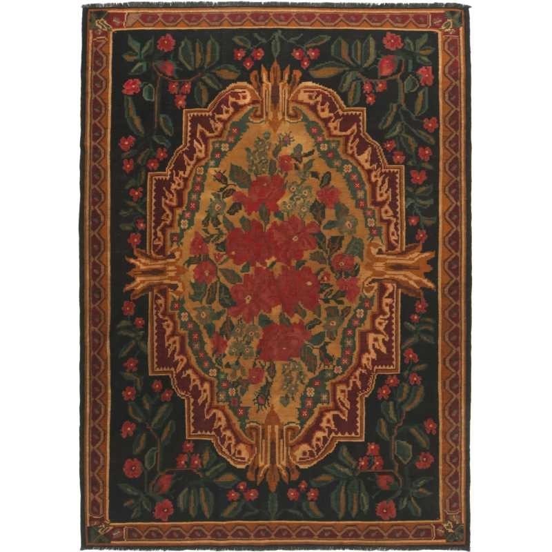tappeto moldavia rose kelim old cm 204x293 