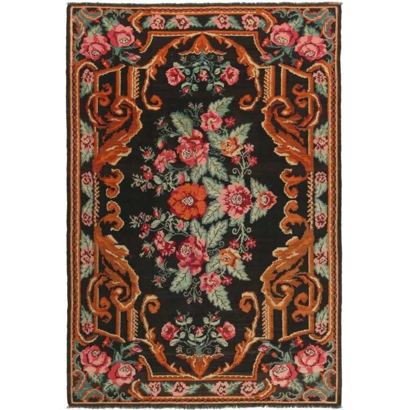 tappeto moldavia rose kelim old cm 180x266 