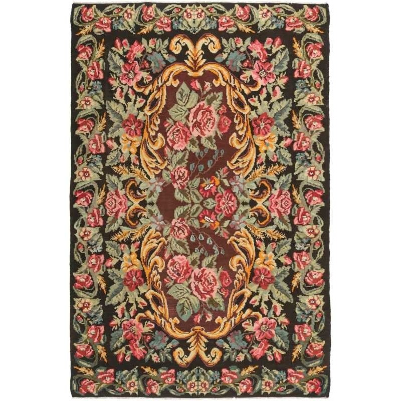 tappeto moldavia rose kelim old cm 220x335 
