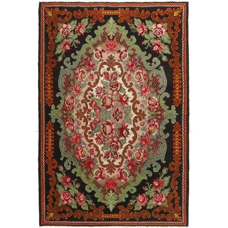 tappeto moldavia rose kelim old cm 228x342 