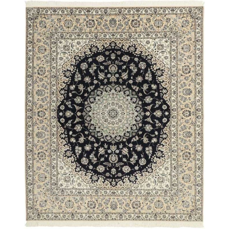 tappeto persia nain extra fine seta cm 206x248 