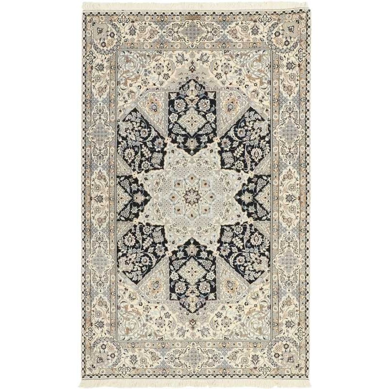 tappeto persia nain extra fine seta cm 148x242 