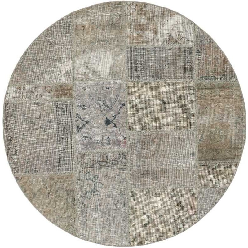 tappeto persia vintage patchwork cm 150x150 