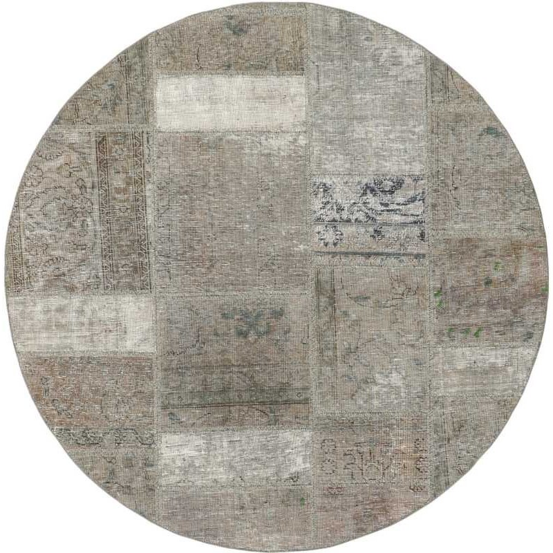 tappeto persia vintage patchwork cm 150x150 