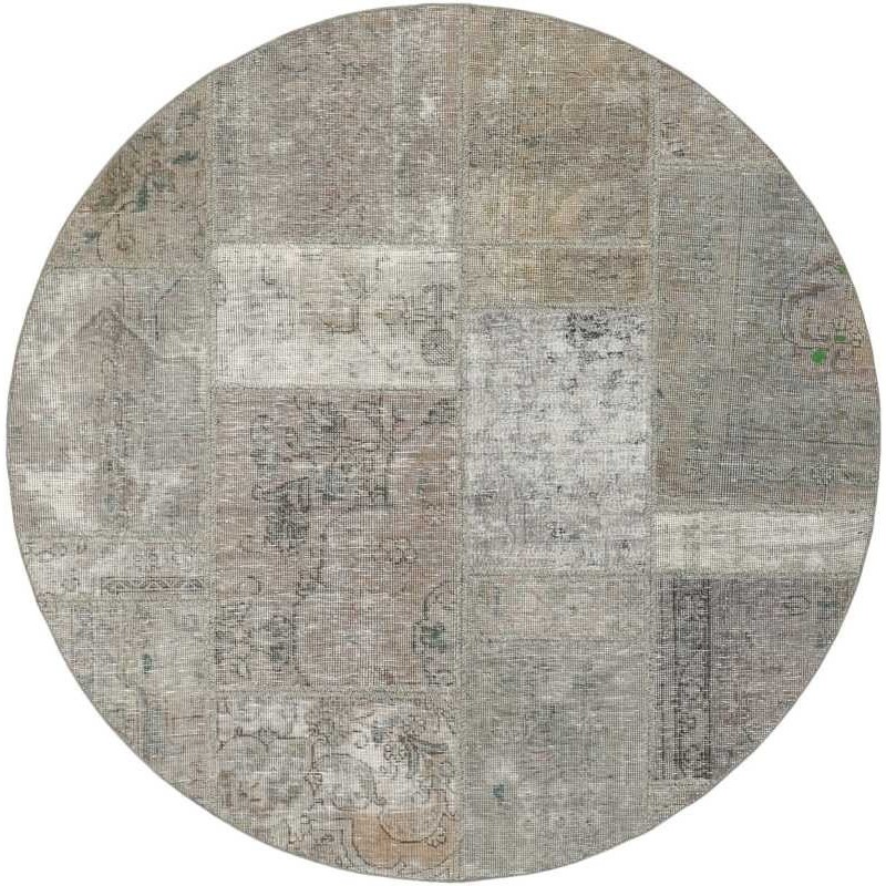 tappeto persia vintage patchwork cm 150x150 