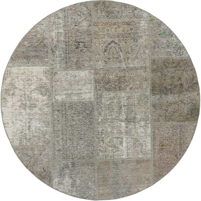 tappeto persia vintage patchwork cm 150x150 