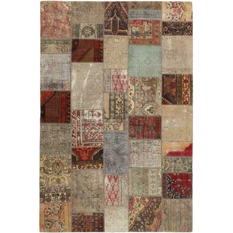 tappeto persia vintage patchwork cm 202x301 