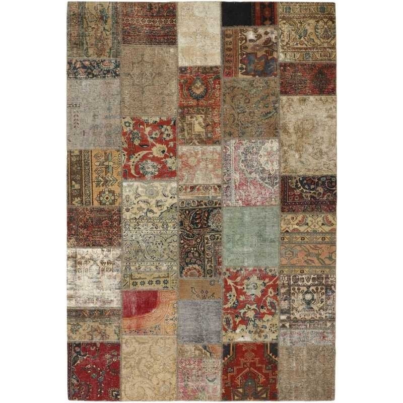 tappeto persia vintage patchwork cm 201x302 