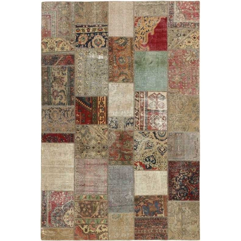 tappeto persia vintage patchwork cm 202x300 