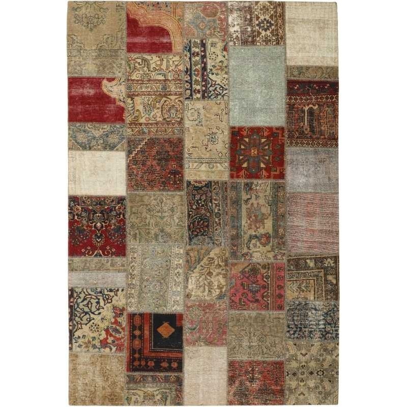 tappeto persia vintage patchwork cm 202x300 