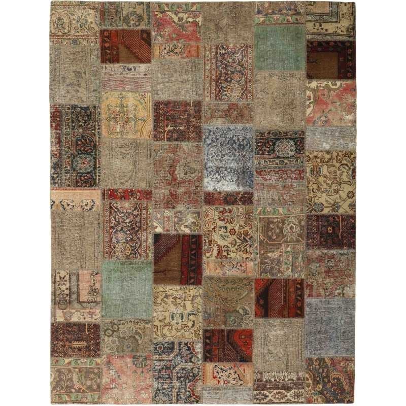 tappeto persia vintage patchwork cm 256x345 