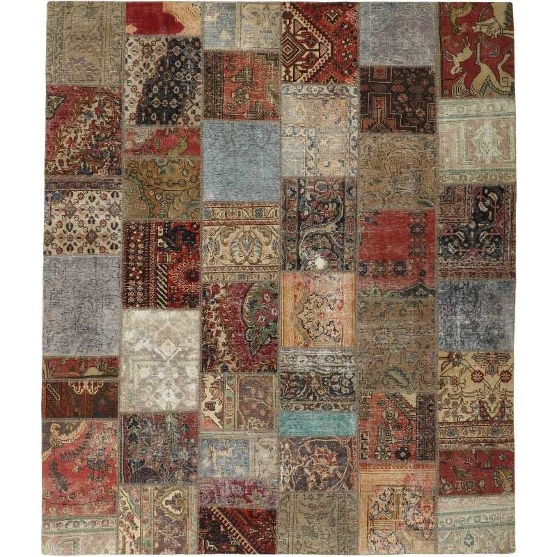 tappeto persia vintage patchwork cm 259x300 