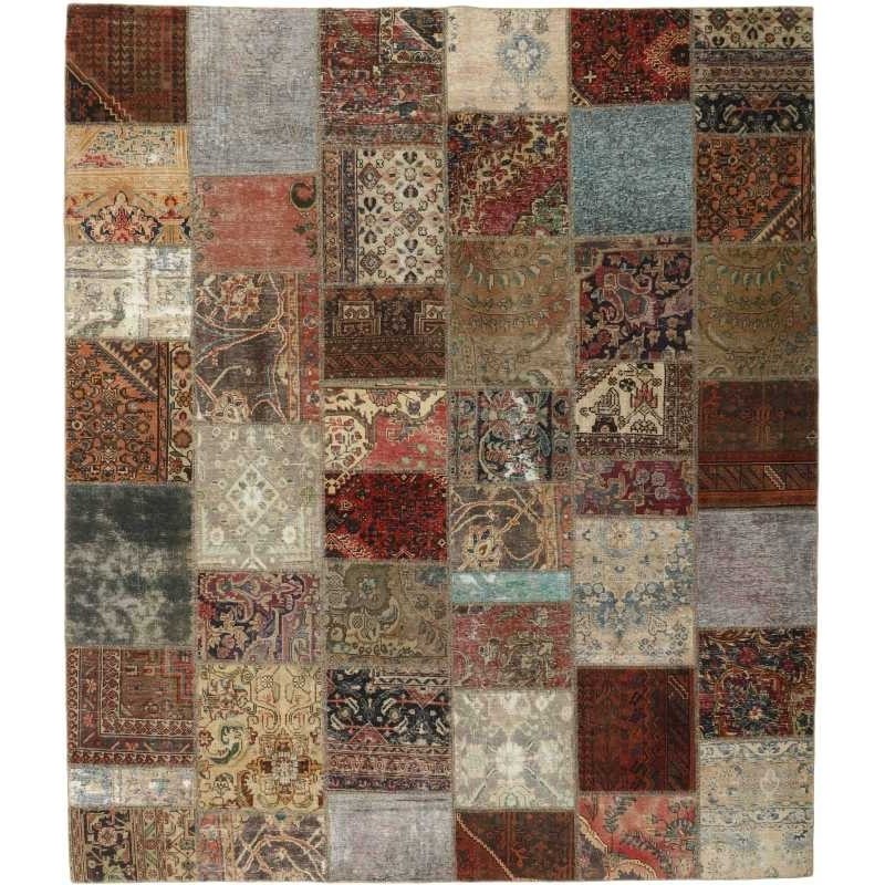 tappeto persia vintage patchwork cm 258x298 
