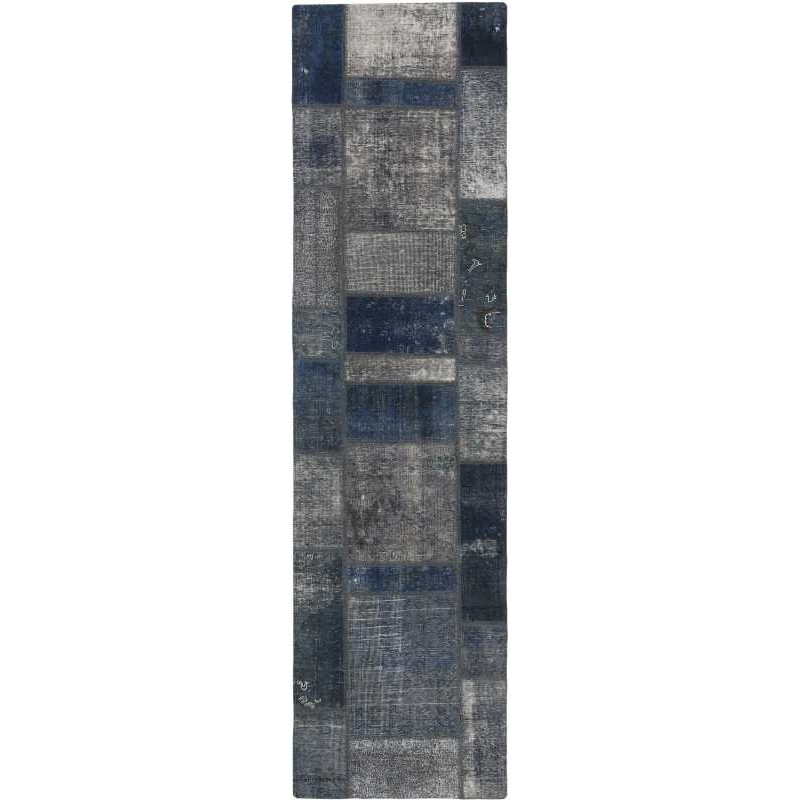 tappeto persia vintage patchwork cm 82x301 