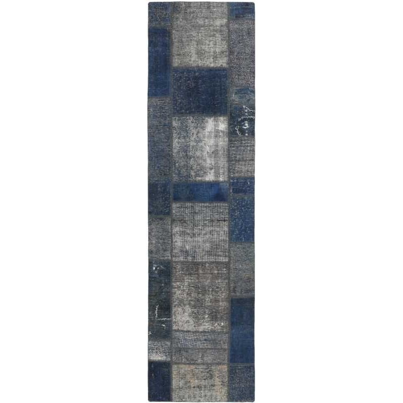 tappeto persia vintage patchwork cm 82x303 