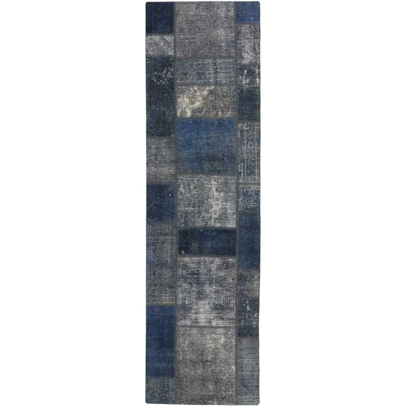 tappeto persia vintage patchwork cm 82x297 