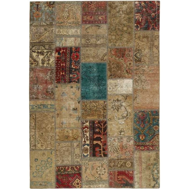 tappeto persia vintage patchwork cm 143x205 