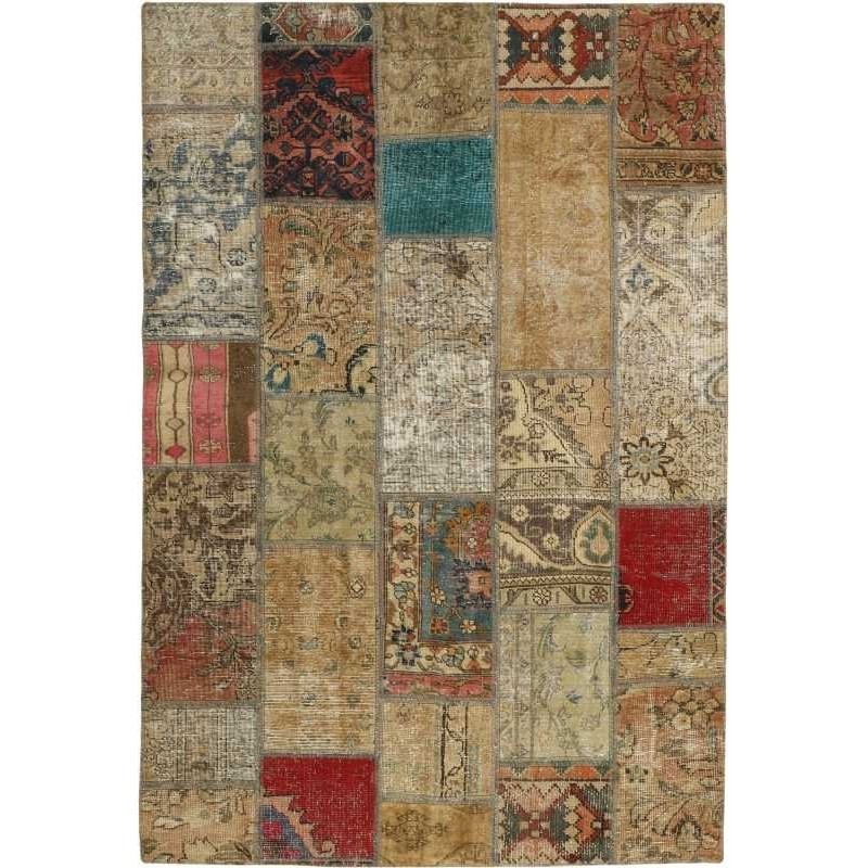 tappeto persia vintage patchwork cm 140x204 