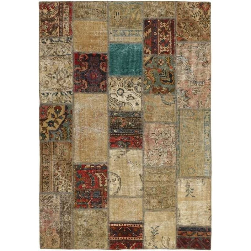 tappeto persia vintage patchwork cm 141x204 
