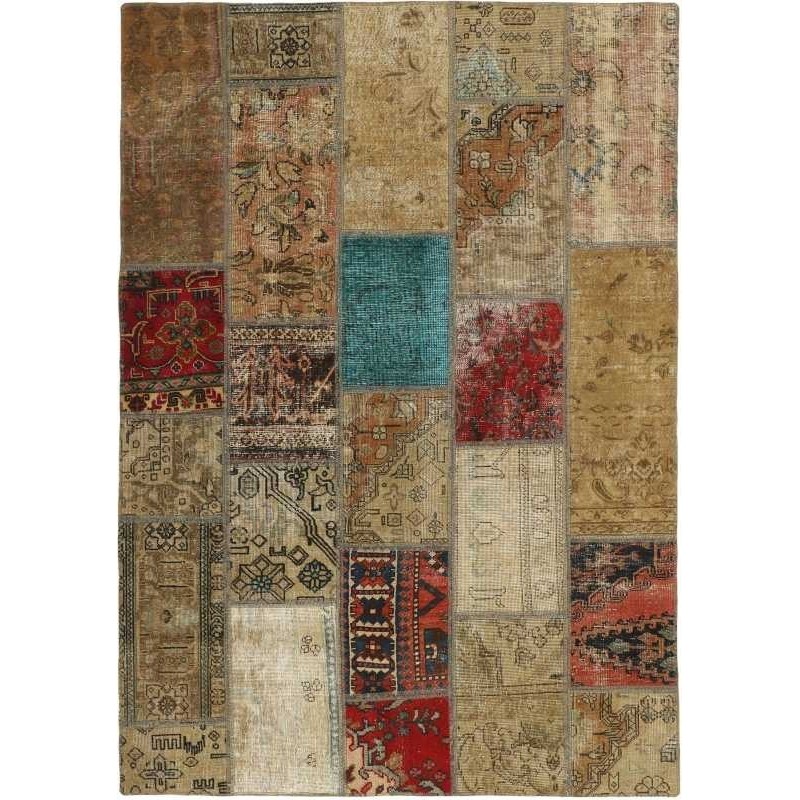 tappeto persia vintage patchwork cm 142x203 