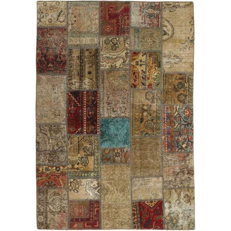 tappeto persia vintage patchwork cm 140x203 