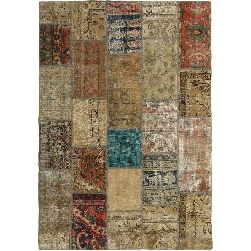 tappeto persia vintage patchwork cm 141x198 