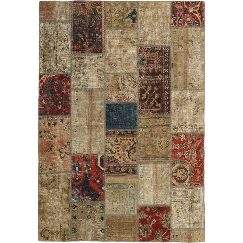 tappeto persia vintage patchwork cm 142x204 