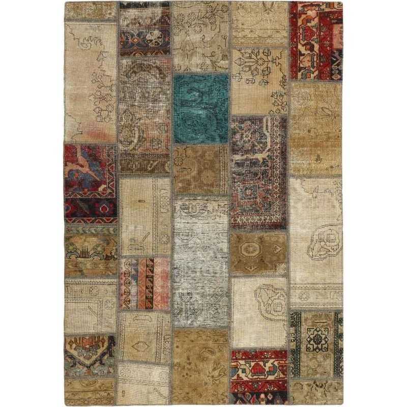 tappeto persia vintage patchwork cm 139x202 