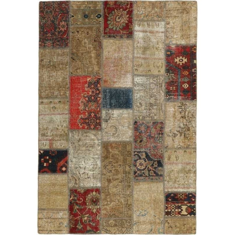 tappeto persia vintage patchwork cm 140x205 