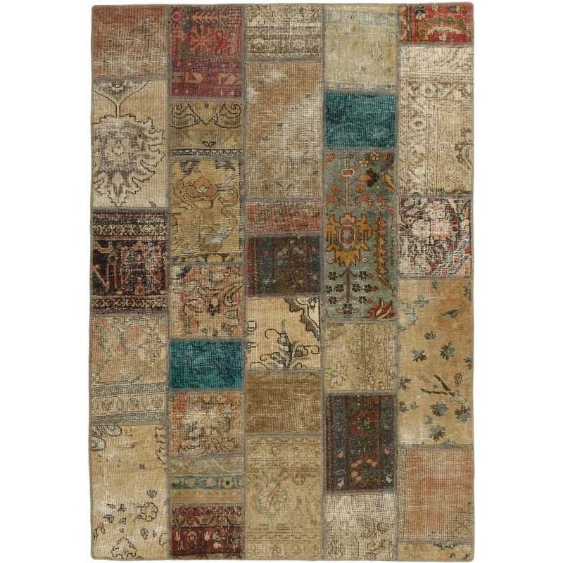 tappeto persia vintage patchwork cm 140x201 