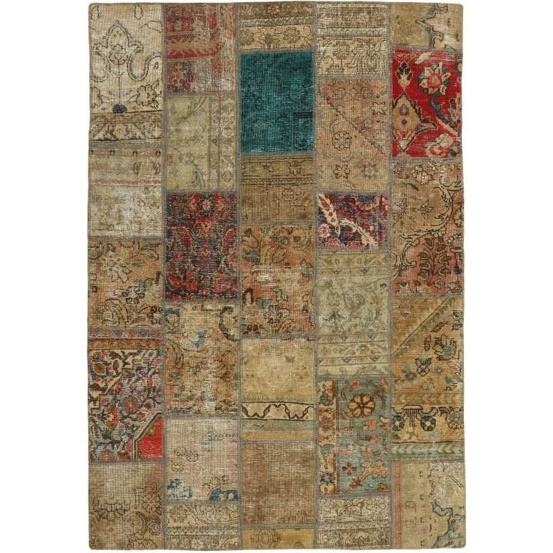 tappeto persia vintage patchwork cm 140x203 