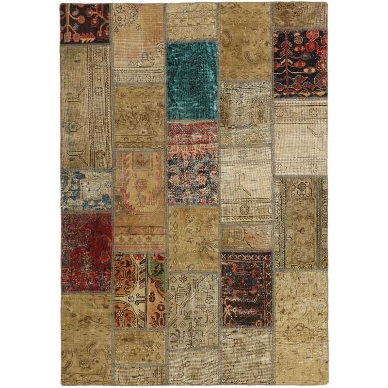 tappeto persia vintage patchwork cm 144x203 